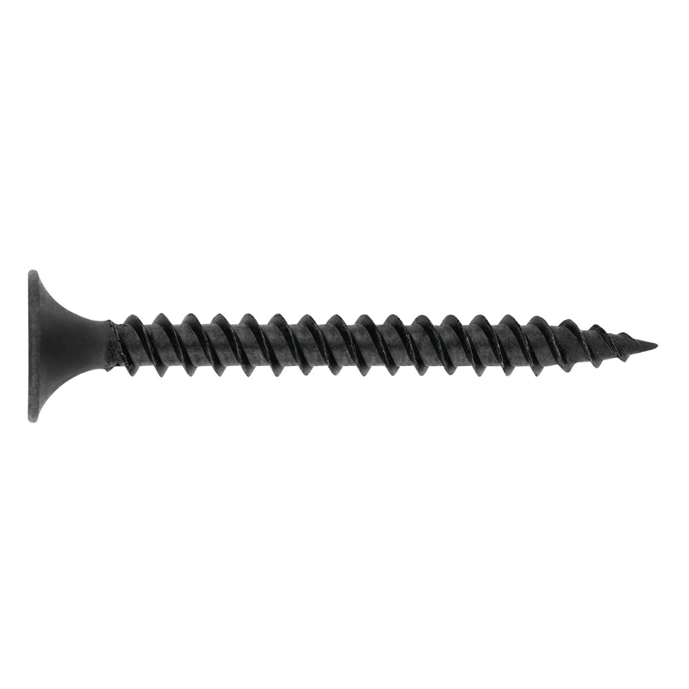 PL-F [CP] Tornillo para placa de yeso de altas prestaciones. Fosfatado. Cabeza trompeta, rosca doble hilo y punta alfiler. Huella PH. Tornillo